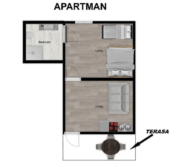 Apartments Beho Ülgün Dış mekan fotoğraf